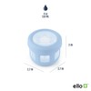 Ello Reusable Plastic Condiment Containers 4oz each with Screw-on Leak