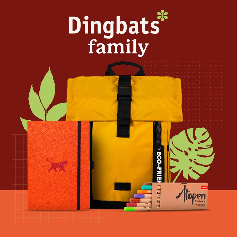 Dingbats* Wildlife Lined Journal A5 - Vegan Leather Soft Cover,