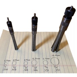 Unbranded 3 pcs Expanding Transfer Punch Set (1/4" - 3/4" Dia)