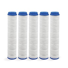Savewater Deluxe 5 Piece Shower Filter Venteo Replacement Filter for Shower Head Particle Filter System