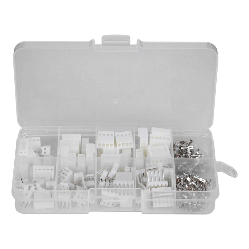 230pcs JST-XH Connector Kit Straight Outer Needle 2.54mm 2/3/4/5PIN Connection