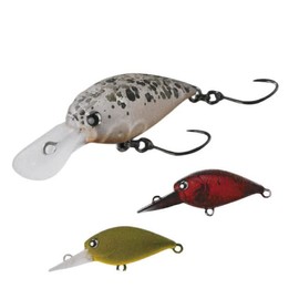 Rodeo Craft x Lucky Craft RC Deep Krapie Black Crawfish 2, 0.1 oz (3.0 g)