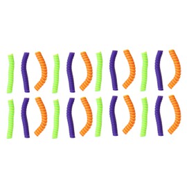 Curious Minds Busy Bags 24 Mini Pencil Coil Wraps - Sensory Fidget Toy for Students, Adults and Children Office Calming Toy