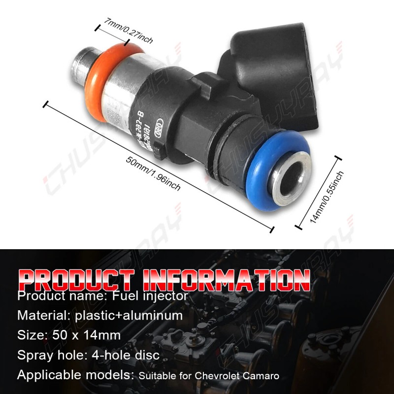CHUSYYRAY 6X Original Fuel Injectors 0280158191 FOR Ford F150 2011