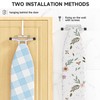 Over The Door & Wall Mount Ironing Board Hanger with