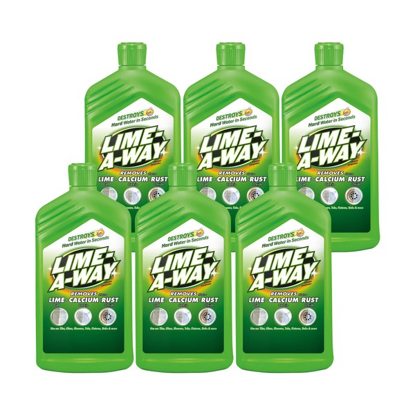 Lime-A-Way Lime, Calcium & Rust Cleaner 28 oz (Pack of 6)