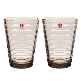 iittala Aino Aalto Highball, 11.2 fl oz (330 ml), Linen Pair