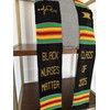 Ovaltag Black Nurses Matter Class of 2025 Kente Graduation Stole