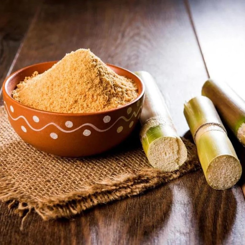 Trothic Spices Sugarcane Jaggery Powder | Natural Sweetener | Refined