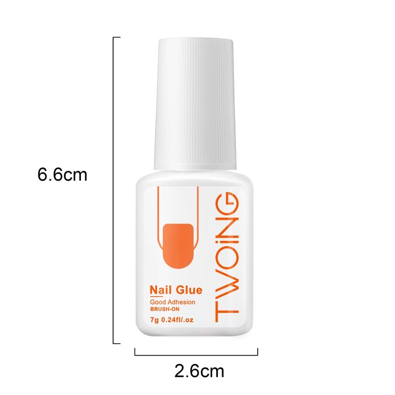 YTRUNS 2PCS Super Strong Nails 7g Acrylic Press-On Fake Long