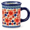 Bohemian Floral Ceramic Coffee Mug for Coffee & Tea –