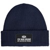 MoonWorks® Women's Beanie with Patch Knitted Hat with Saying Ich
