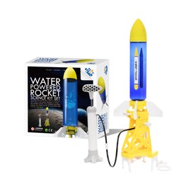 PLAYSTEM Outdoor Water Rocket Physics Learning Set - Toy for Boys & Girls - Gifts for Children - Science Learning