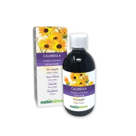 Pot Marigold (Calendula officinalis) Flower Heads Alcohol-Free Mother Tincture Naturalma | Liquid Extract Drops 500 ml | Food Supplement | Vegan