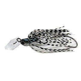 FISHIN ADDICT Skirted chatter bait jig head fishing lure with weedless hook 13g (SALT n PEPPER)