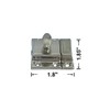QCAA Oval Turn Cabinet Latch, for Cupboard & Other Furniture,