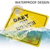 Miss-shop Baby on Board Car Sticker, Baby Car Sticker, 3
