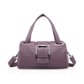 NICOLE & DORIS Women handbags handbags for ladies fashion handbag crossbody bags Women Retro Handbag PU leather Purple
