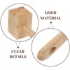 PRETYZOOM Kitchen Wooden Meat Tenderizer Mallet, Wooden Chicken Poultry Pounder