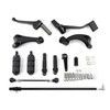 XFMT Motorcycle Black Standard Forward Control Kits W/Footpegs Levers Linkages