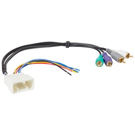 RED WOLF Car AMP Integration Harness w/RCA Plug Compatible with 1992-1999 Toyota Avalon Lexus ES300 15 Pins Install Aftermarket Radio Stereo CD Player Receiver