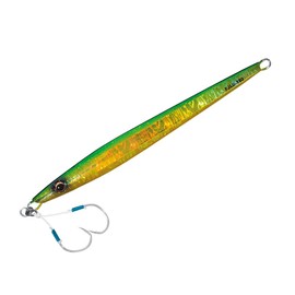 Major Craft FJLG-250#11GREEN GOLD (UV) Metal Jig, First Jig, Long, 8.8 oz (250 g), Green Gold