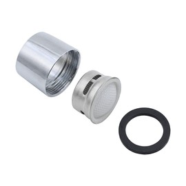 JaneYi (6 Pieces) Tap Aerator Replacement M22 Stainless Steel Kitchen Bathroom Tap Bubbler Filter Water Saving Spouts Internal Thread Nozzle with 6 Rubber Seals and a Tap Aerator Wrench