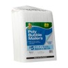 Duck Brand #5 Poly Bubble Mailer - White, 25/pk, 10.5"