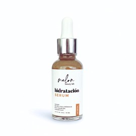 Serum Hidratación con Ácido Hialurónico, Cacao, Niacinamida y Ceramidas, 30ml, para Hidratación Profunda y Protección de la Piel - Melon Beauty