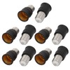 uxcell 10pcs E14 to E17 Lamp Extender Adapter Converter Light