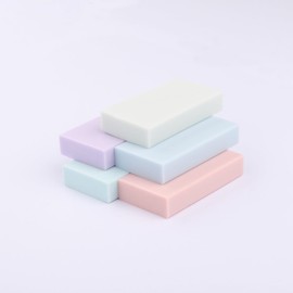 UPENOTE Erasers for School and Drawing, Large Rubber Eraser, 5 Pack