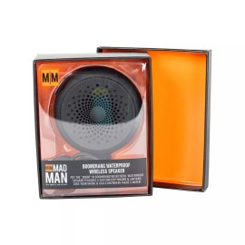 MAD Man Boomerang Waterproof Wireless Shower Speaker Black