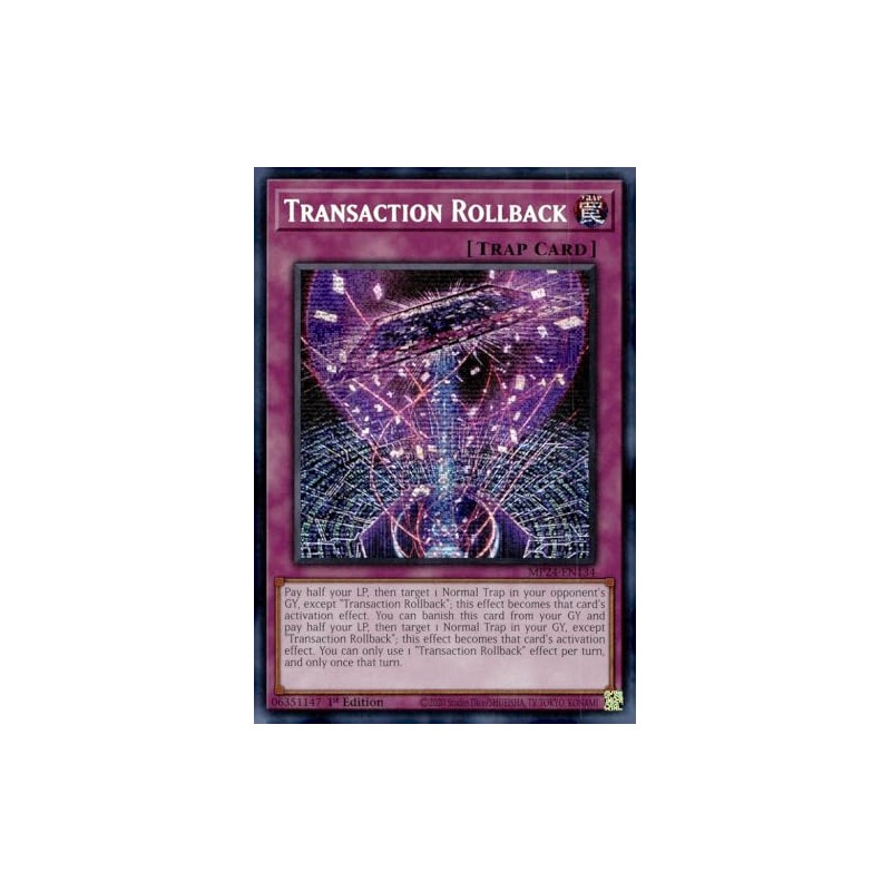 Transaction Rollback - MP24-EN134 - Prismatic Secret Rare - 1st