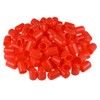sourcing map 100pcs Rubber End Caps 12mm ID Vinyl Round