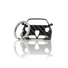 BlackStuff Black Carbon Fibre Keyring Compatible with Mito BS-132, Black