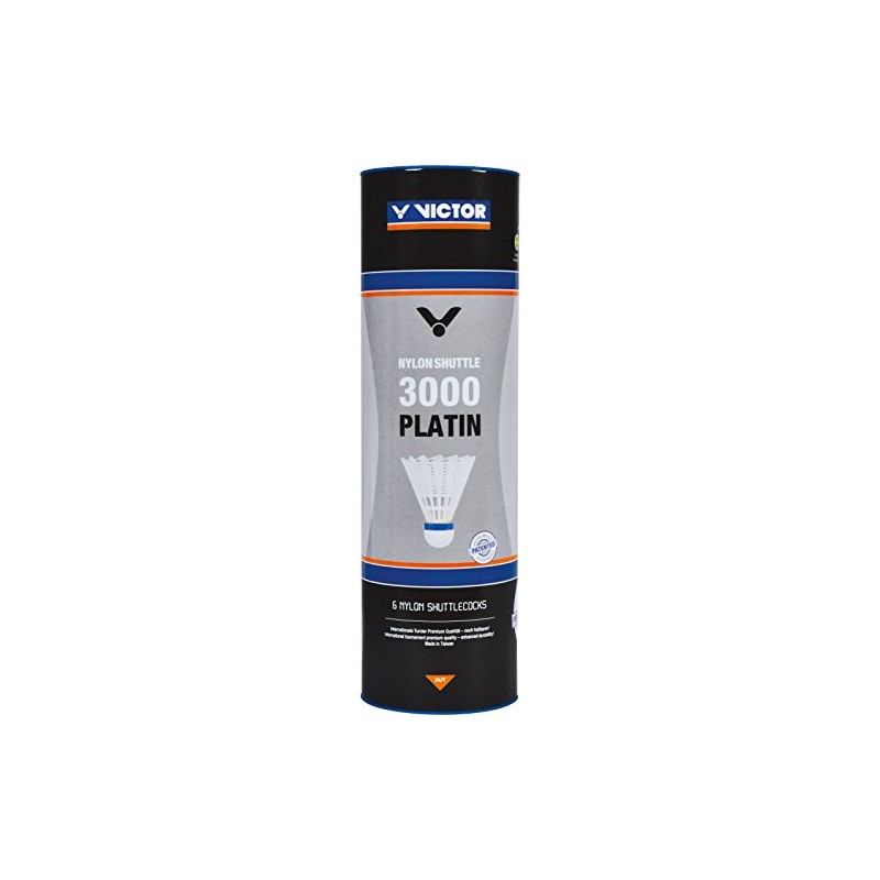 Victor 3000 Platin Medium Nylon Shuttle - White