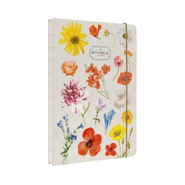 Kokonote Botanical Flowers A5 Notebook - Bullet Journal - Notebooks A5 - Notepads A5 - A5 Notepad - Dotted Notebook A5 - Dotted Bullet Journal - Dotted Paper