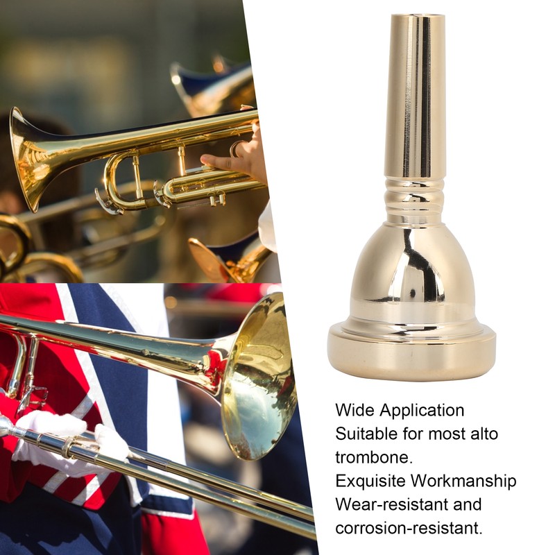 Trombone Mouthpiece Tenor Large Shank Mouth Piece Metal 12.7mm 5G