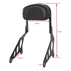 Topteng Motorcycle Passenger Backrest fit for Honda CMX1100 CM1100 Rebel 1100 2021+