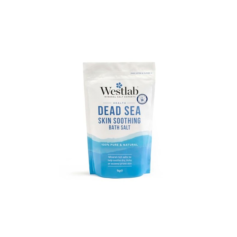 Westlab Dead Sea Salt Stand Up Resealable Pouch 1Kg by