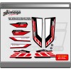 IG Yamaha Banshee full graphics kit BLACK RED
