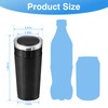 Car Trash Can Bin with Lid, 2 Packs Mini Leakproof