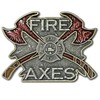 Fire and Axes Firefighter Prayer Collectible Challenge Coin