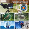 ZHENCHABIN 25-75x80 Spotting Scopes with Tripod & Phone Adapter -