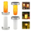 Solar Lights Replacement Top - 4PCS Diameter Solar Flame Light