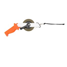 QAVODB Steel Measuring Tape 30 m/100 ft, Millimetre Steel Tape Measure with Ergonomic Handle and Folding Crank for Homes, Gardens, Construction Sites, Large Measurement