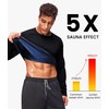 Junlan Sauna Shirt for Men - Long Sleeves Sauna Suit