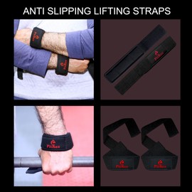 Heavy Duty Wrist Straps For Weightlifting ProfessionalGym Wrist Strapss For Men and Women Gym Wrist wraps for deadlifting (PAIR) Lifting Wrist Straps For workout