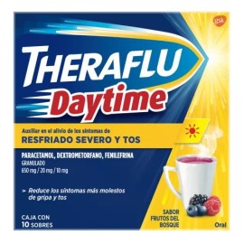 Theraflu Daytime Te Antigripal Resfriado Y Tos 10 Sobres