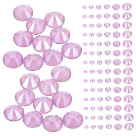 BIUDECO Nail Gems Charms Kit 820pcs Glass Rhinestones Nail Art Jewelry Flat Back Gems